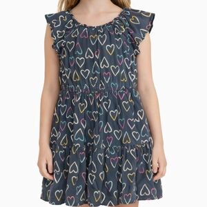 Cat & Jack Multicolor Heart Print Dress